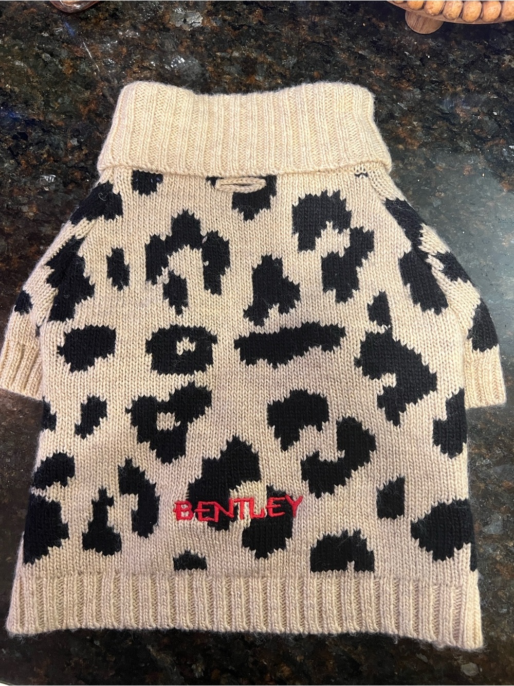 Mark and Graham Personalized Dog Sweater “Bentley”